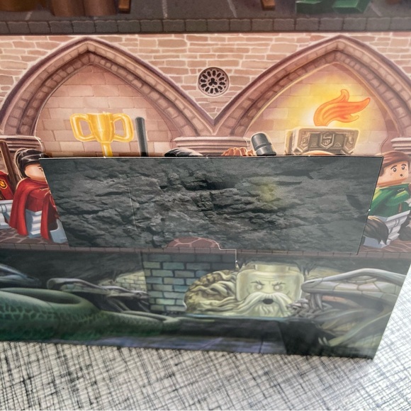 LEGO Harry Potter Wizarding Duels Potter vs Malfoy Pop Up Scenes Barely Used - Picture 9 of 12